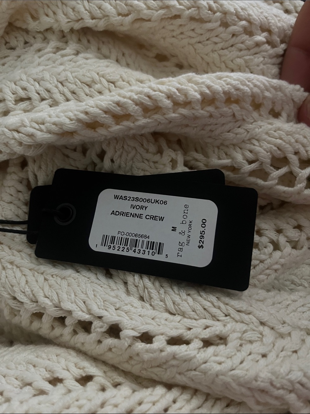 Rag & Bone Knit Ivory Sweater - Picture 4 of 5